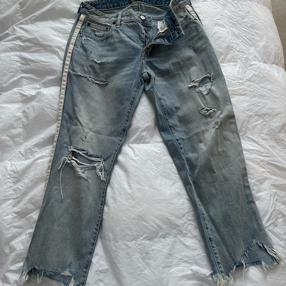 Abercombie & Fitch Distressed Denim